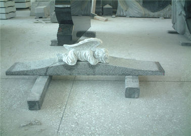 China Hand Gesneden de Engelengrafsteen van het Typejonge geitje en Grote de Kleurenwaaier van het Monumenten Grijze Graniet leverancier