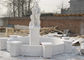 Luxe sneed de Decoratieve het Modelleren Steen voor de Hand van de Villatuin Witte Marmeren Fontein leverancier