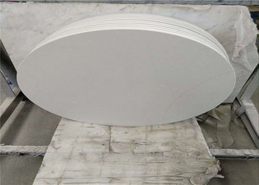 China Prefab Witte Marmeren de Tafelbladen Vlotte Oppervlakte Aangepaste Dikte van Carrara leverancier