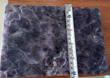 China Natuurlijke Violetkleurige Semi Edelsteenplakken voor Countertop Decoratie leverancier